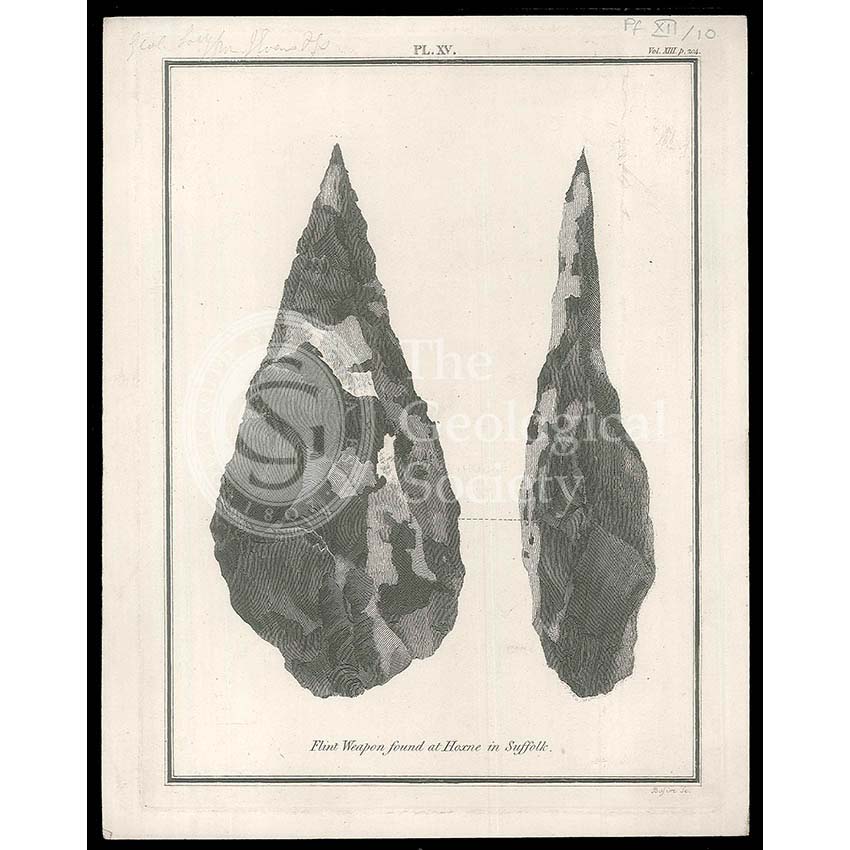 Flint axes from Hoxne