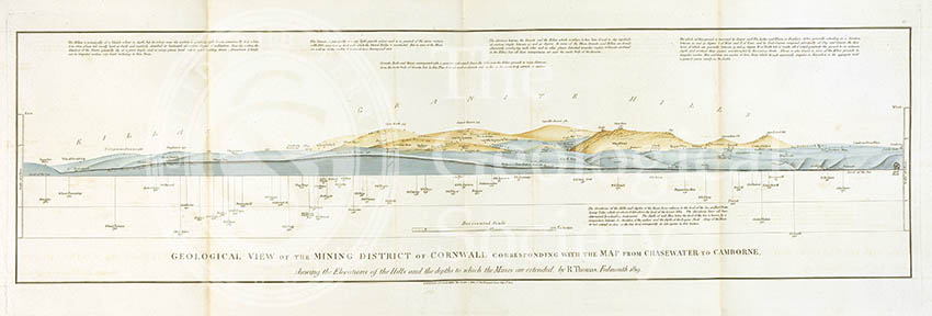 Geological View of the Mining District of Cornwall (Smith, 1819)