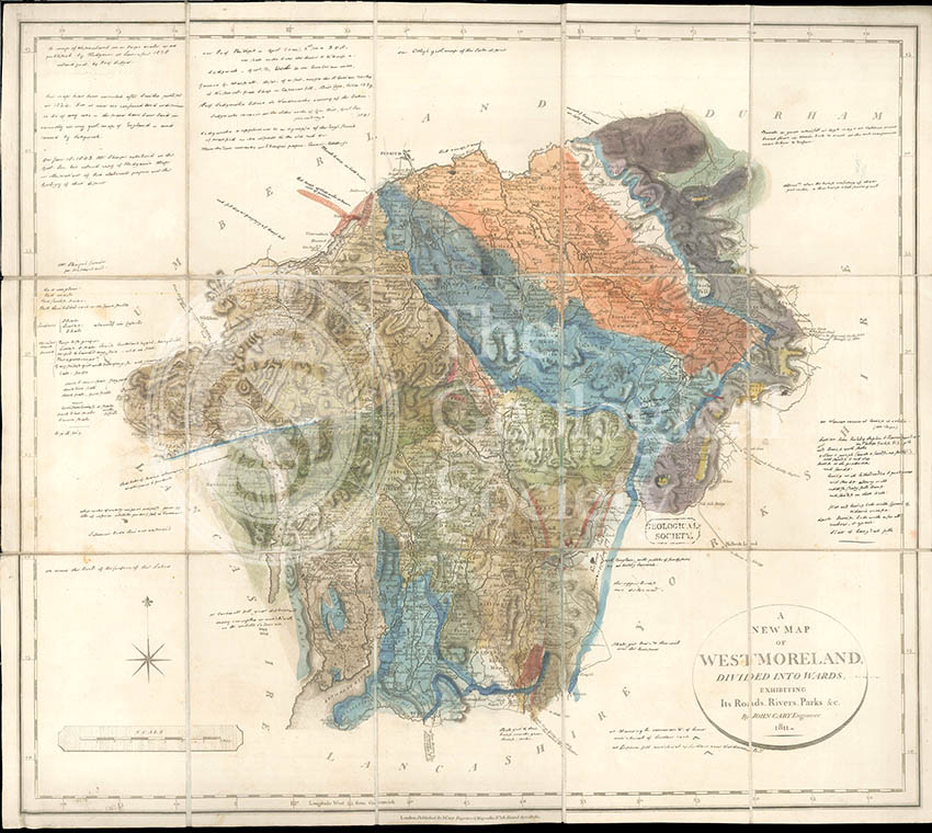 Greenough’s Map of Westmoreland (Greenough after Smith, 1824-1843)