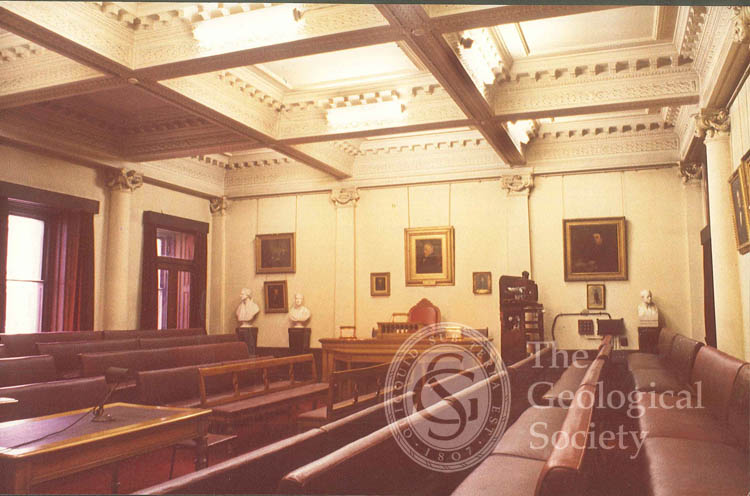 Meeting Room of the Geological Society, 1972