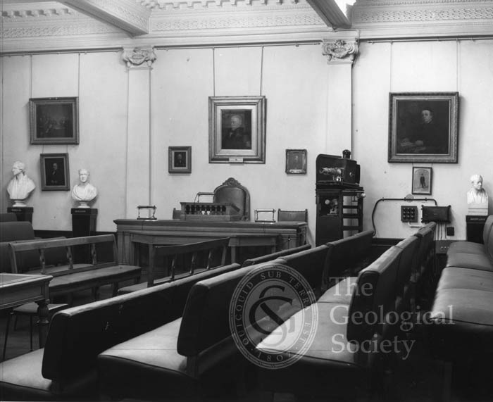 Meeting Room of the Geological Society, 1972