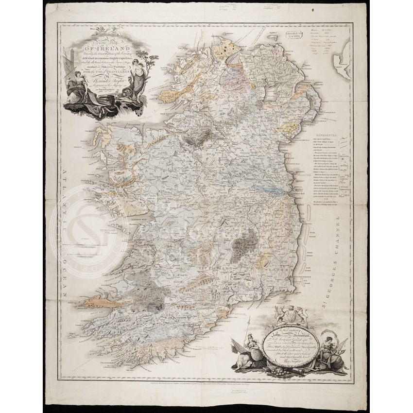 Earliest geological map of Ireland [?1814]  