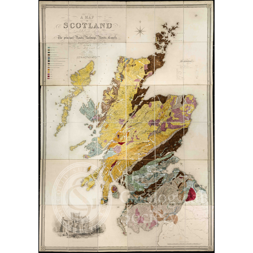 Greenough’s and Sharpe’s Geological Map of Scotland [1852] – final copy