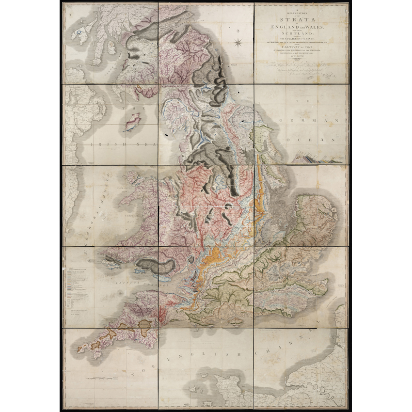 ‘A Delineation of the Strata of England and Wales, with part of Scotland… (1815)