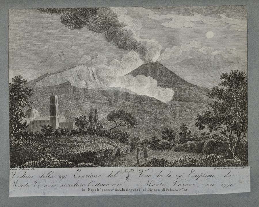 View of the 29th eruption of Mount Vesuvius, 1771