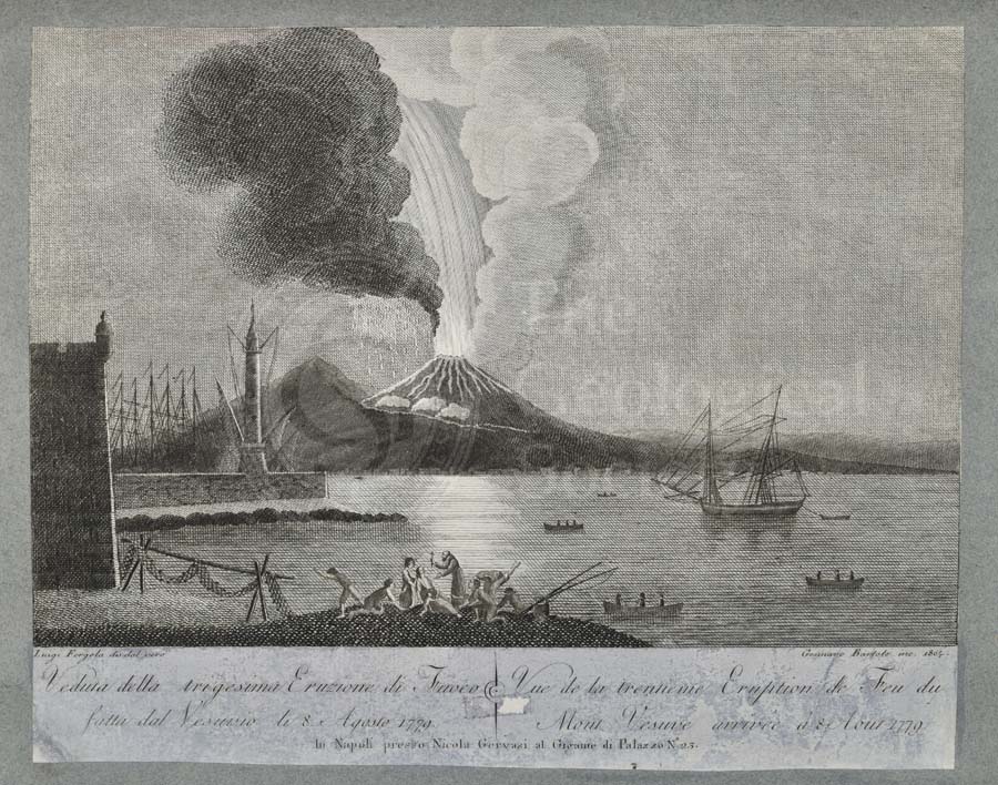 View of the 30th eruption of Mount Vesuvius, 8 August 1779