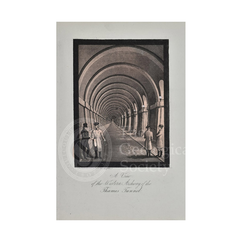 View of the Western Archway of the Thames Tunnel