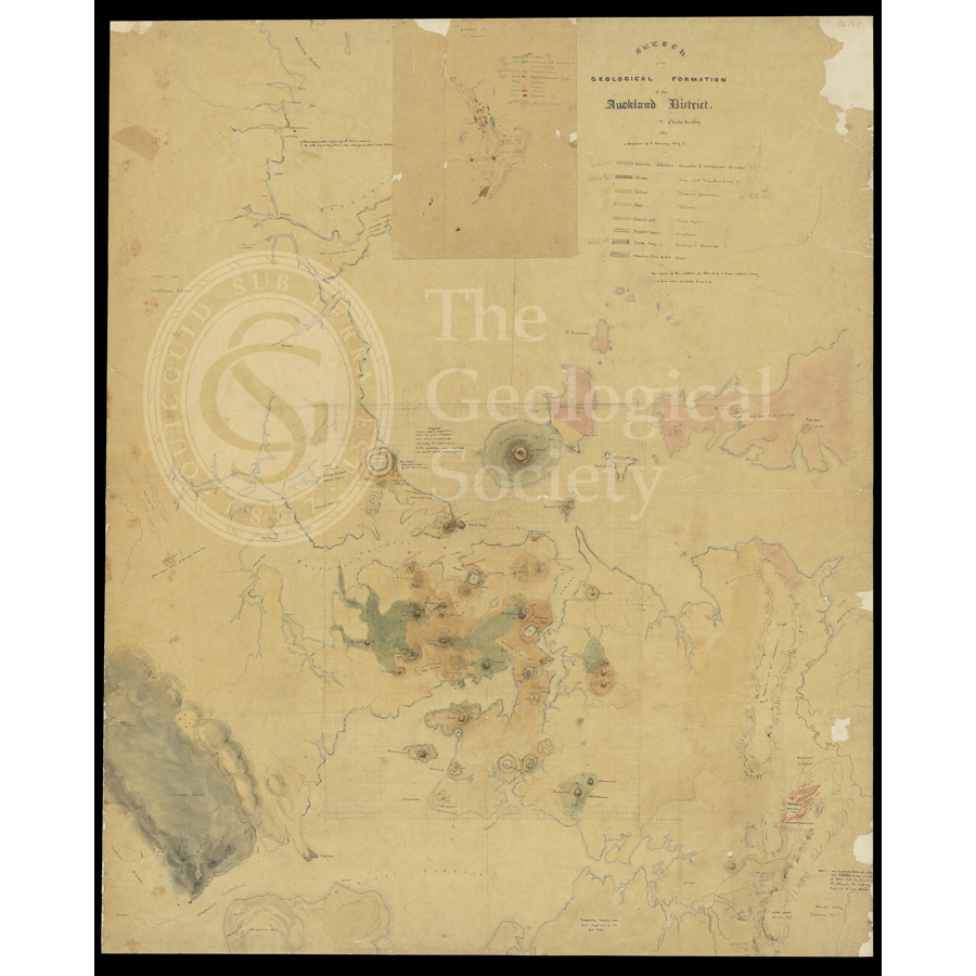 ‘Sketch of the Geological Formation of the Auckland District’ (1857-1859)